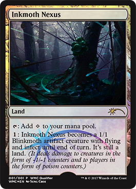 墨蛾の生息地　英語版foil プロモ][Foil][ENG]墨蛾の生息地/Inkmoth Nexus | カードショップあずまや